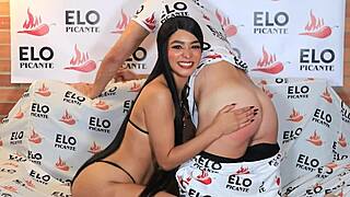 Effy experiences the spicy room in Colombia during her casting interview.