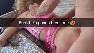 richelle rose shares her snapchat story where her real cheating girlfriend becomes a submissive cumslut pet during a rough pov session with domination and humiliation from a rich daddy figure