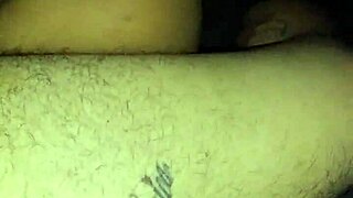 Bbw giving blowjob and getting fucked in interracial action