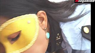 A young Thai police lady gets CREAMPIE from boss's monster cock in office encounter