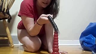 Why does this slut masturbate and show off her pussy again?