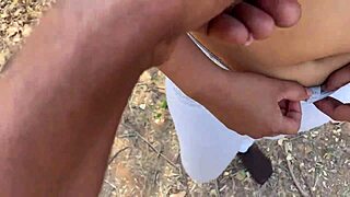 Indian Desi Big Ass Beautiful Girl Gets Fucked By Big Indian Dick Alone In Jungle