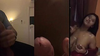 I Feel So Aroused With This Big White Dick Back In Action. It Works Hard Covering Me In Cumshot And Facial Bliss