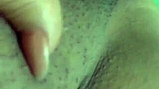 Mature Shaved Pussy Solo Masturbation at Home