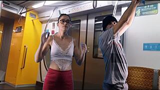 dude, why let that stranger grind your ass on public bus?