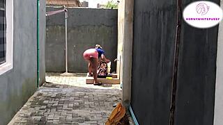 African Maid Hunts Massive Cock Uncensored Chase