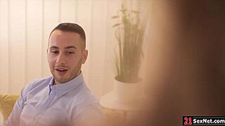 yo petite blonde girlfriend deepthroats monster cock then takes it up the ass from bff