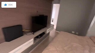 Touring new apartment then rough fucking skinny amberzinha backstage