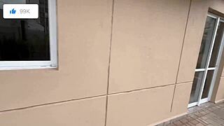 Touring new apartment then rough fucking skinny amberzinha backstage