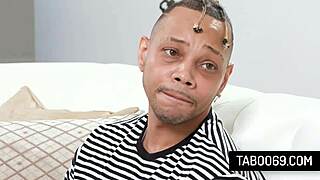 blonde milf katy jayne tittyfucked by black stepson