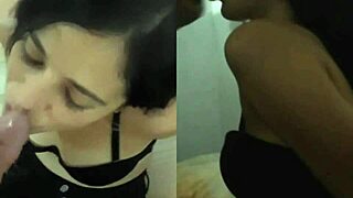 cute latina teen deepthroats cock 😍💦