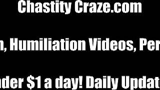 chastity cage traps you forever tease?