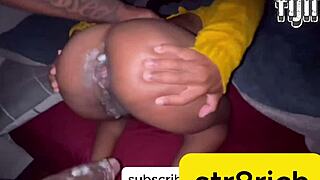 Fijii's anal creampie comp drips cum from tight ass hardcore