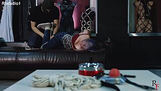 astrid hogtied im her foot worship maniac