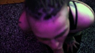 ropes hold me tight so i suck his dick now