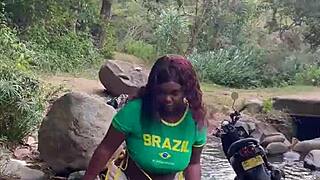 stranger wants forest sex after i help her almost caught!