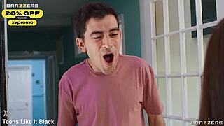 Room For One More Sara Blonde Joins Interracial 3some