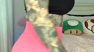 melody radford tries gym tights... big tits bimbo haul tease