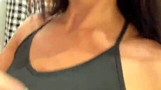 Quick Public Flash Turns Into Sloppy Deepthroat Fuck in Dressing Room!