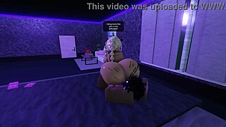 roblox pawg hits the club dancing then cheats with huge cock at gloryhole