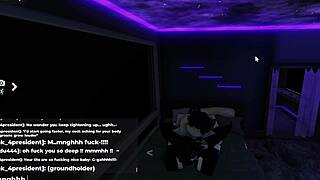 Cute big ass teen gets soulfucked hard by sexy roblox succubus