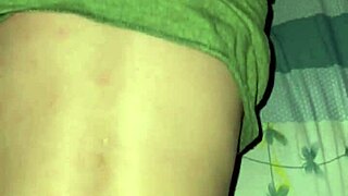 chubby shaved pussy takes full anal pounding