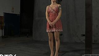 sweet babe's nipples get brutal femdom suck while shaved pussy takes rough cock 😈💥