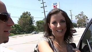 Maria Bellucci takes Barry Scott's solid cock pounding hard