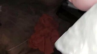 Tempting Wife's Big Ass Pussy Dripping Cum Inside and Out on Desk Creampie