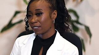 nuru masseuse eases his pain with oiled cock sucking and pussy licking