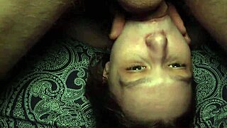 Modest kitty doll88 moans loud as huge cock pounds her wet pussy rough.