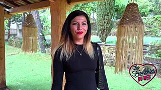 gwen the beautiful french milf slut stuffs lingerie pussy full of cock