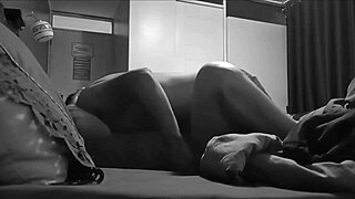 esposo's jefe visits dorm room and fucks latina wife while cuckold husband is away