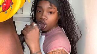 11-INCH STEPBRO COCK GETS SLURPED BY EVIL STEPSIS KEISHA GREY UNTIL CUMSHOT!