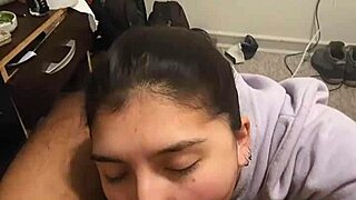 wanna see my gf slobber on my cock quick bj style