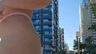 filmed beach masturbation video for my lover flashing wet pussy