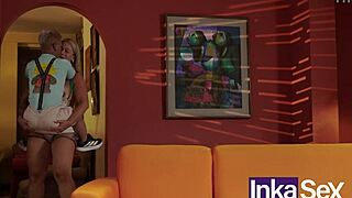 curvy colombian stepmom mad at tiny perv stepson flashing big tits