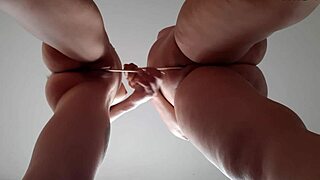 Ever seen stepsisters rub clits with chopsticks? Lesbian toy play illusion