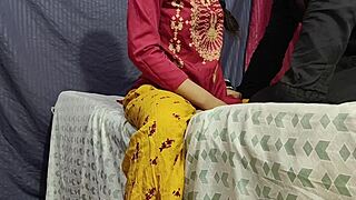 the indian aunty meets a young boy who ends up fucking her hard