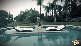 jillian janson cums hard repeatedly riding huge cock in pool doggystyle