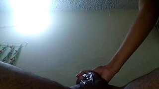 colombian wife eats lover's cock balls ass before femdom rides and creampie