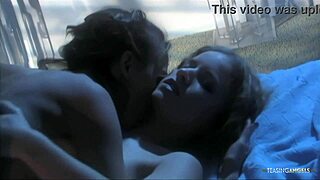 Skinny lesbians lick pussies finger to bed orgasms nonstop