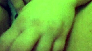 Post-shower squirting bath fun with wet pussy play.