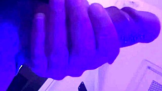 wanna see my huge cock erupt massive cum jets in solo handjob training?