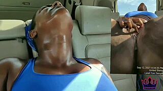 big tits ebony wife squirts on bbc in car 😍 kyexperience preview