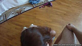 valentina's pov casting turns into horny gaping anal and pussy double stuffing