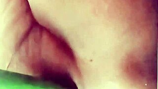 Sister's Bath Pussy Fucked by Sponge Gourd