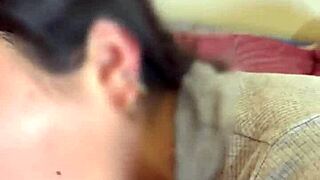 Does this horny Argentinian stepsis' wet pussy and moans drive you wild in her miniskirt?