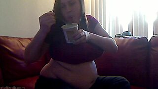 azismiss, wanna stuff ice cream in that fat bbw belly?