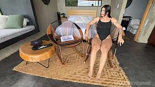 Cheating on hubby, i fist and creampie horny neighbor's pussy!